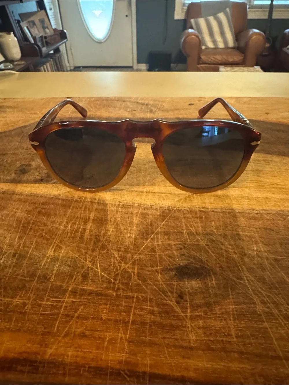 Persol PO649 Resina e Sale Polar Gradient Blue Size 52